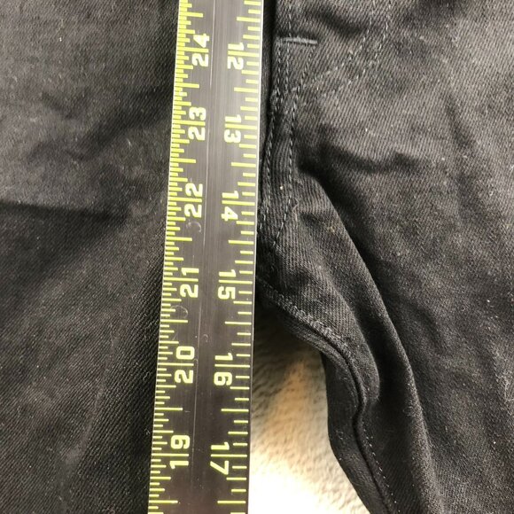 Levi's Men Jeans Size 46x29 501 Original Fit Straight Black Denim Classic Casual - Picture 6 of 12